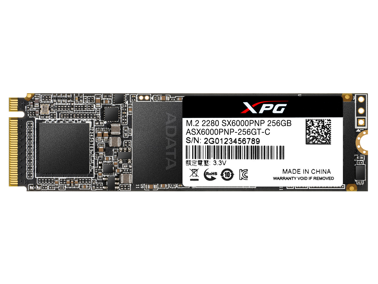 ADATA　XPG SX6000 Pro ASX6000PNP-256GT-C