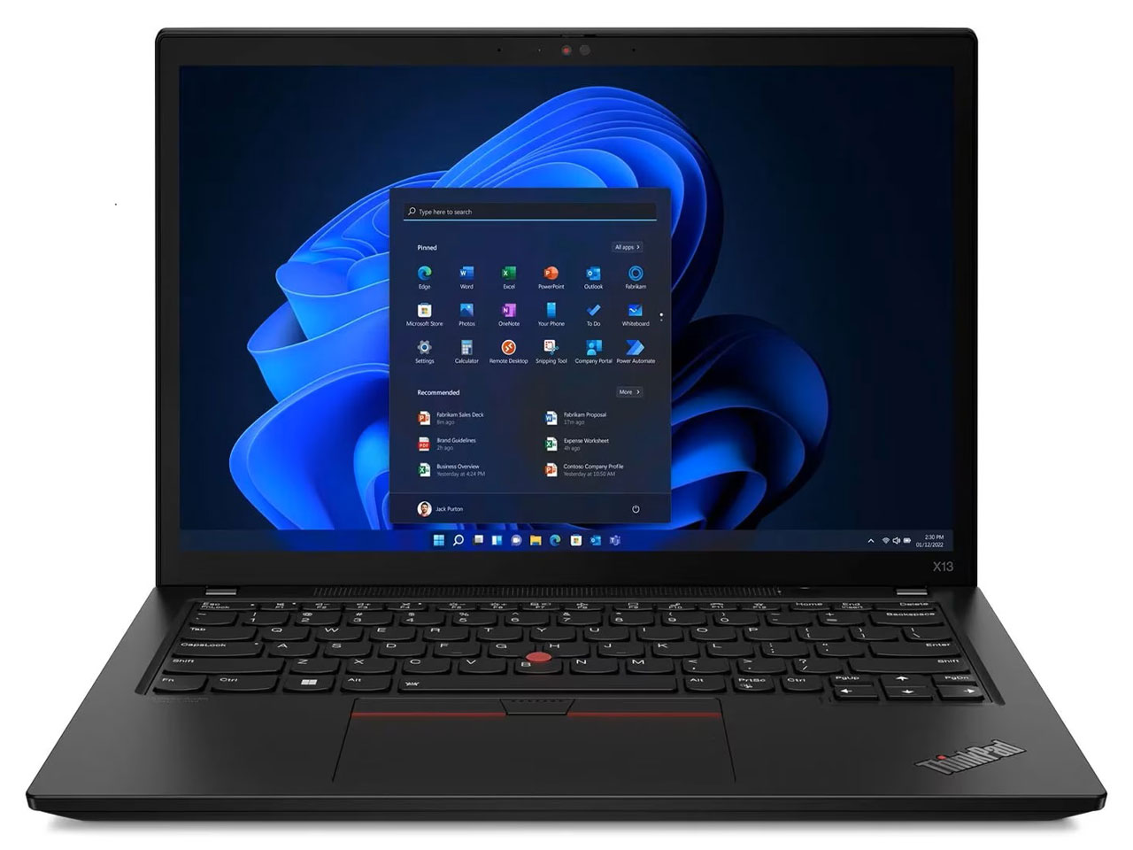 Lenovo　ThinkPad X13 Gen 3 21BN0026JP SIMフリー [ブラック]
