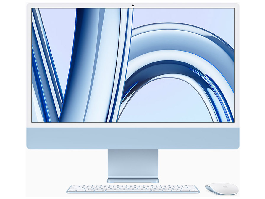 Apple　iMac 24インチ Retina 4.5Kディスプレイモデル MQRQ3J/A [ブルー]