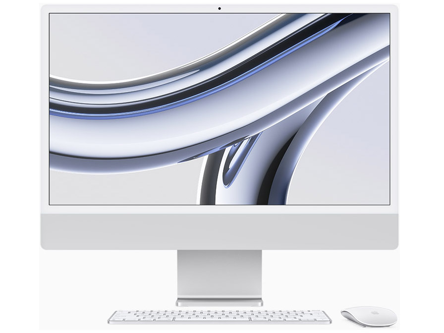 Apple　iMac 24インチ Retina 4.5Kディスプレイモデル MQRJ3J/A [シルバー]